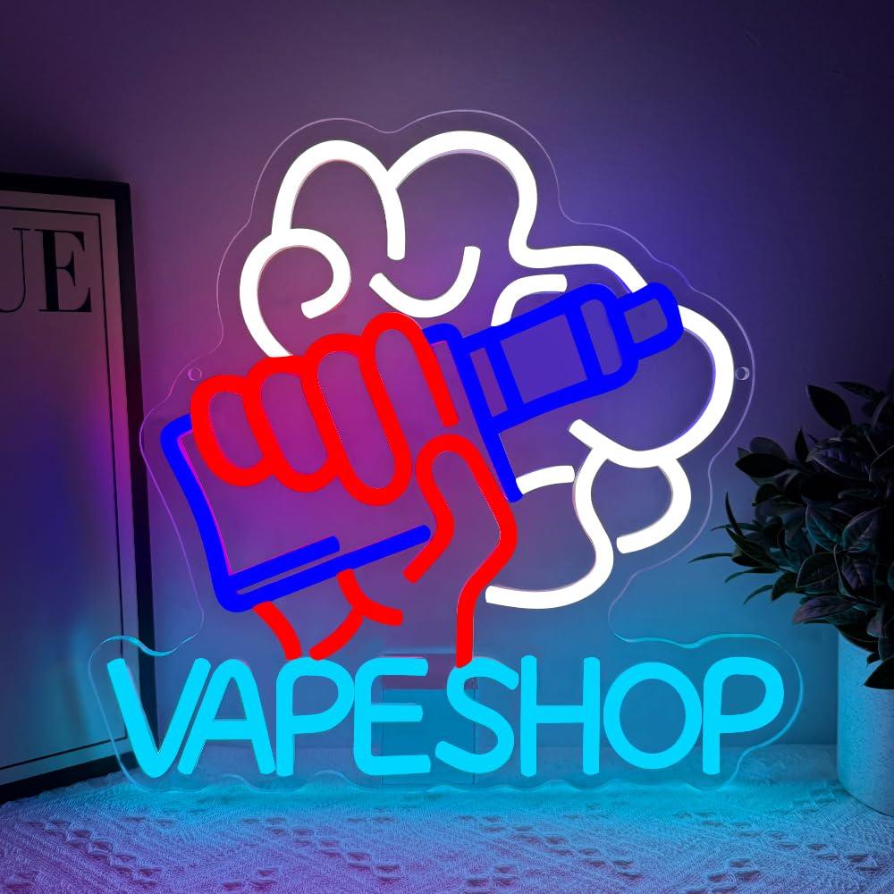 Letreiro Neon para Loja de Vap - Vaping Store avaliação e preço