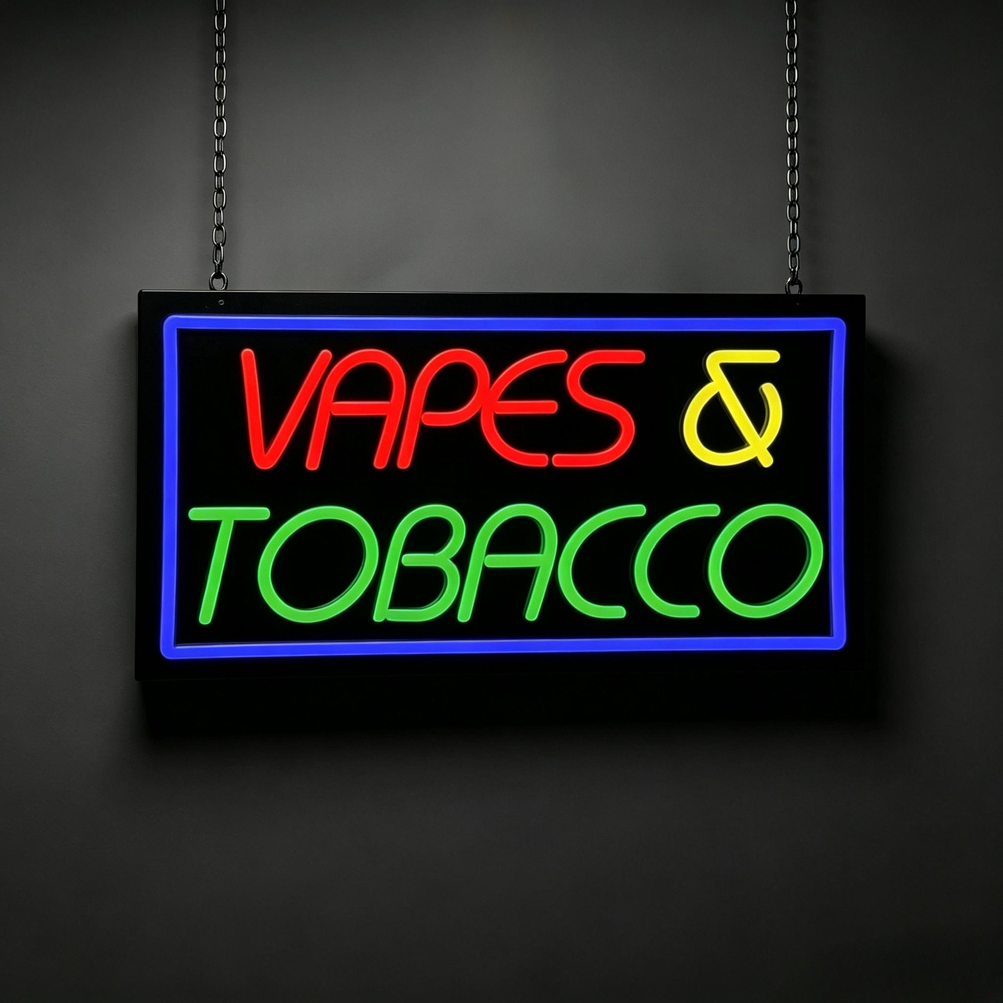 Letreiro de néon com tema de t - Vaping Store avaliação e preço